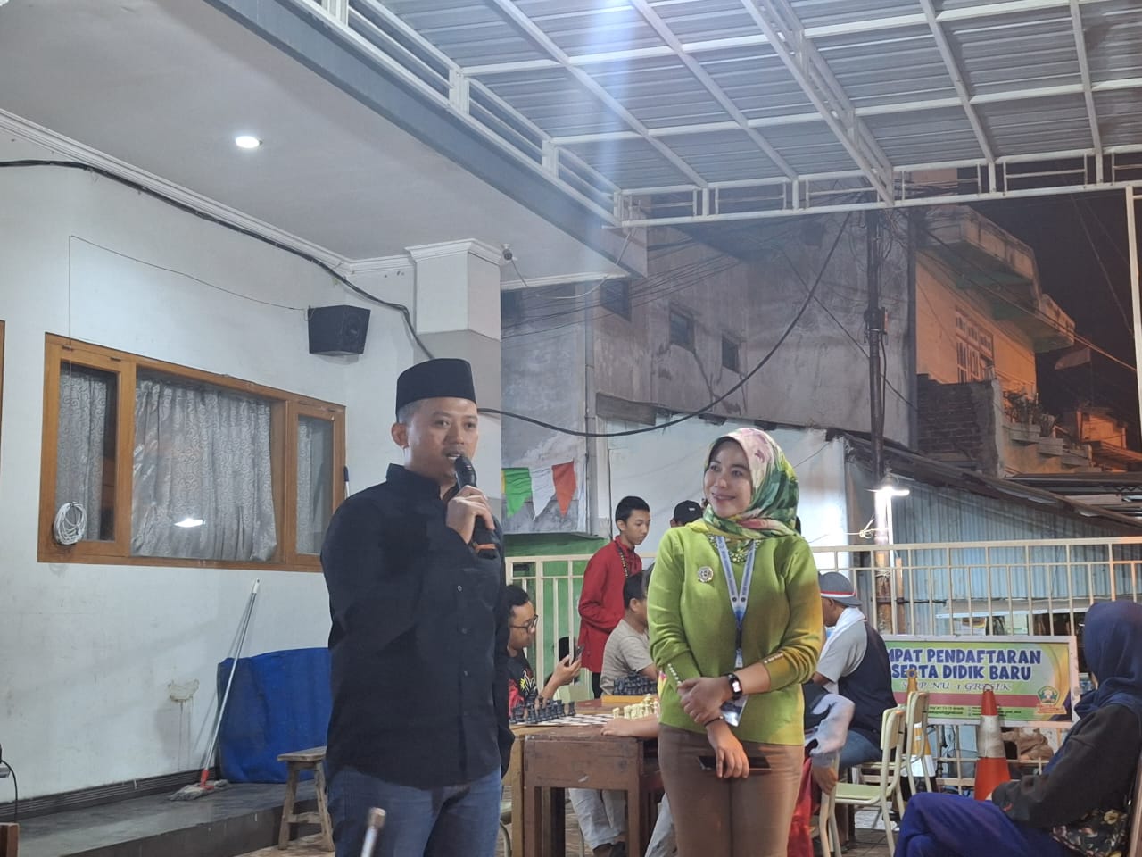 Ketua Pokdarwis Sukodono Ono Roso Ahmad Rahman Budiman memberikan sambutan dan apresiasi atas partisipasi Warga Sukodono