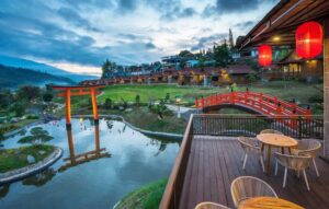 the onsen hot spring resort